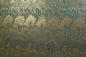 Preview: Marbled paper green and gold